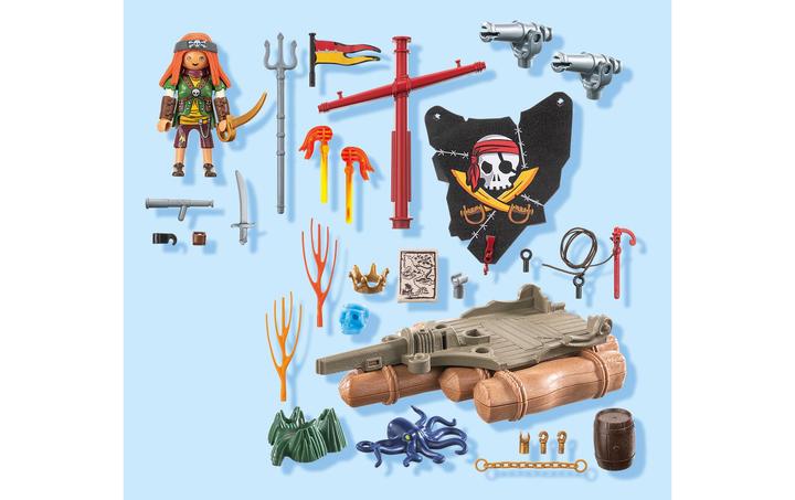 Productafbeelding Playmobil Een schat vinden op een piratenvlot