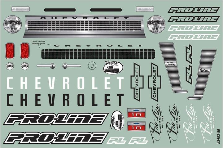 Produktbild Pro-Line Chevrolet C-10 Karo klar (Cab&Bed)