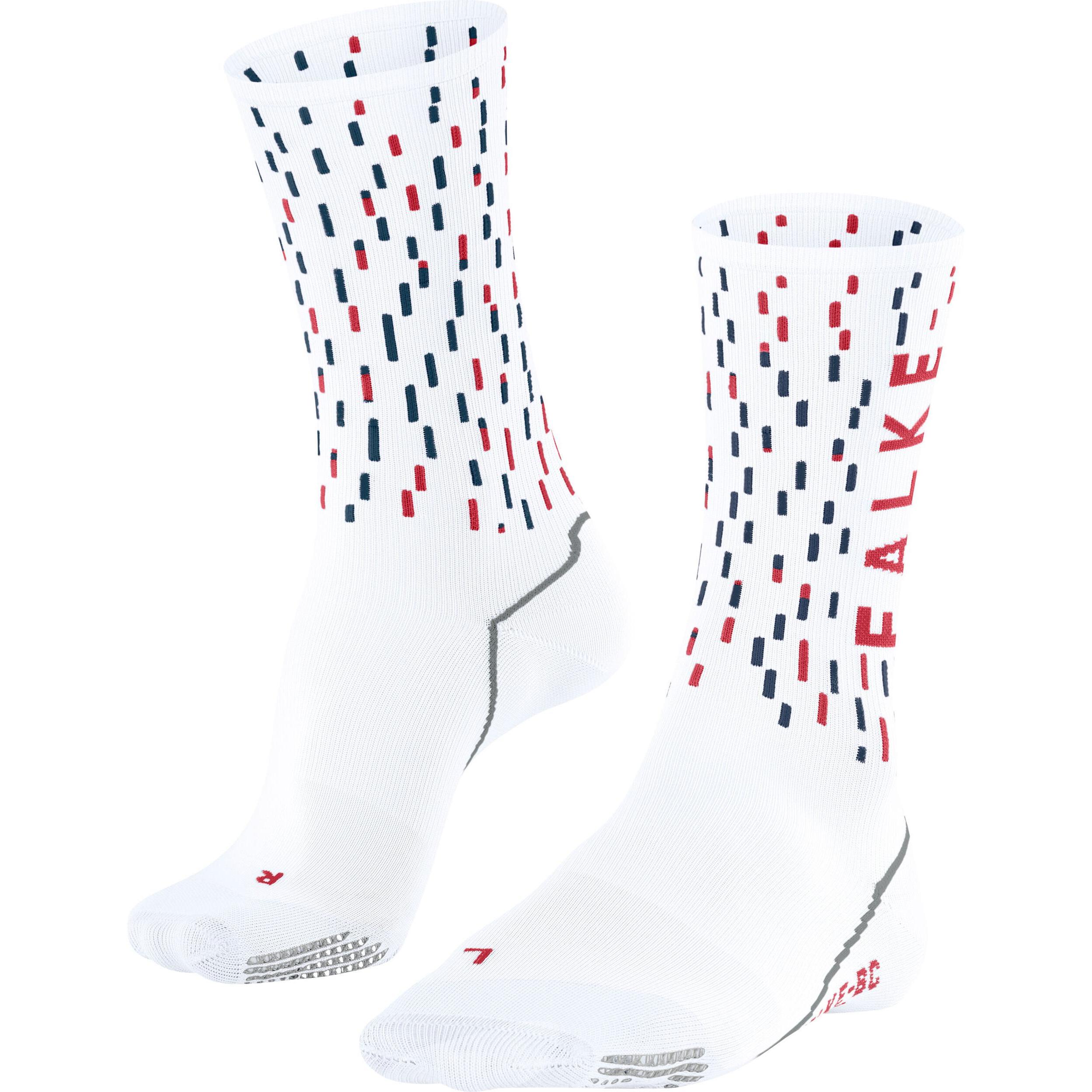 Falke, Sportsocken, BC Impulse Unisex Biking (42 - 43), Weiss
