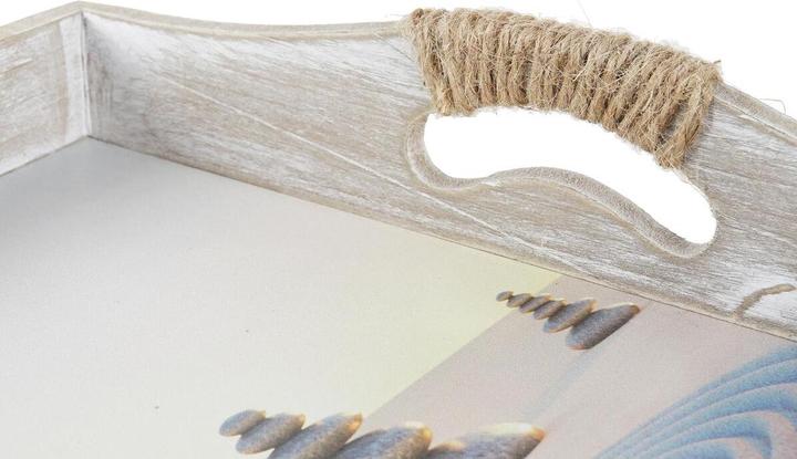 Actual product image DKD Home Decor Tablettset 40 x 30 x 6 cm Holz MDF (2 Stück)