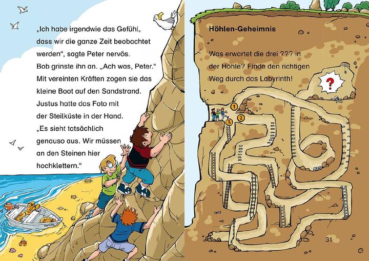 Produktbild Kosmos Die drei??? Kids, Bücherhelden 2. Klasse, Rätselhafte Schatzsuche (Deutsch, Ulf Blanck, Boris Pfeiffer, 2023)