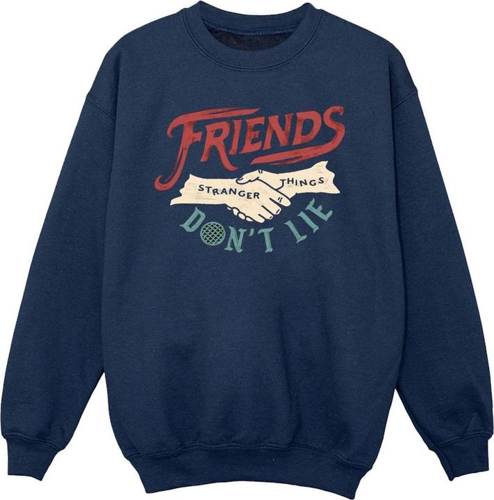 Produktbild Netflix Stranger Things Friends Don't Lie Hands Sweatshirt Mädchen (128)