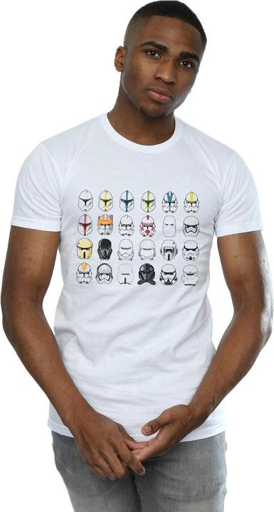 Immagine prodotto Star Wars Trooper Helmets Maglietta Uomo (M)