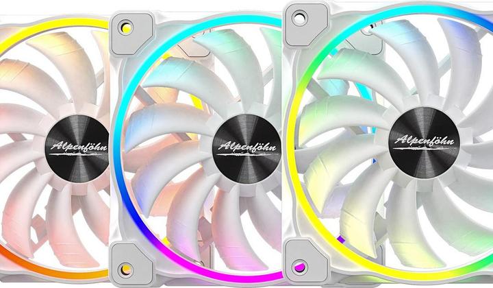 Produktbild Alpenföhn 120mm Wing Boost 3 ARGB High Speed PWM-Lüfter, Triple (120 mm, 3x)