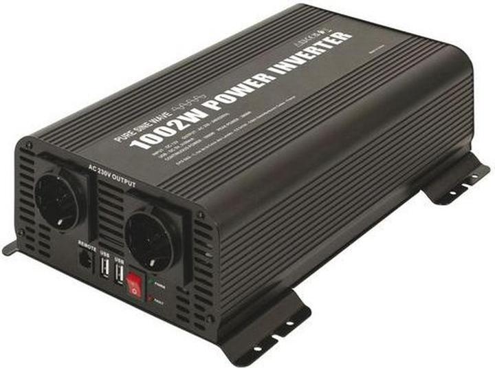 Produktbild GYS Wechselrichter PSW 1002W 12V mit Fernsteuerung und Bildschirm