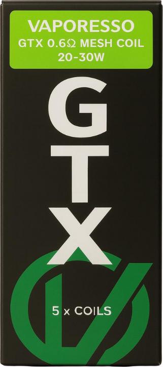 Actual product image Vaporesso GTX Mesh Coil 0.6Ohm 20-25W Luxe XR (5 x)