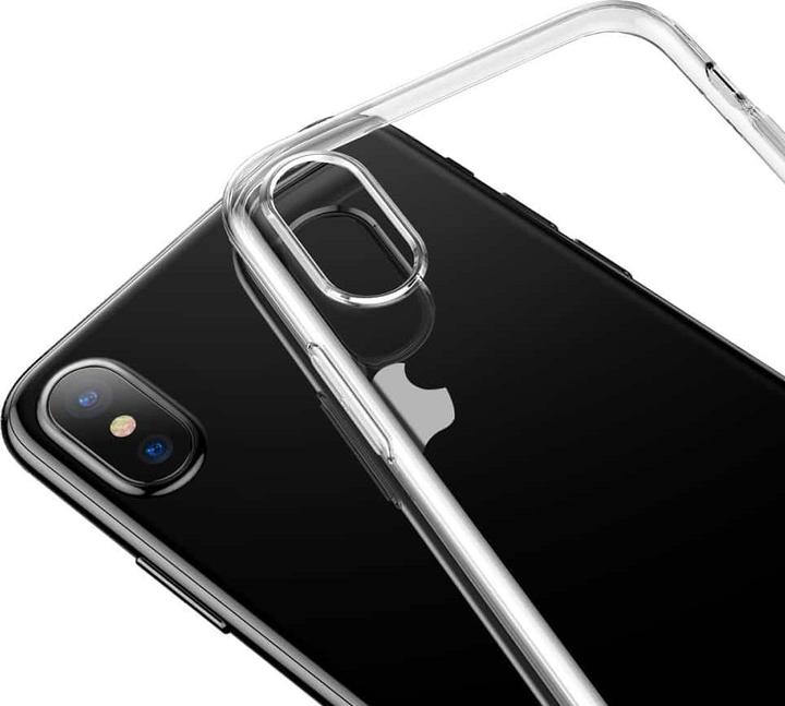 Actual product image Baseus iPhone XS / X Premium Super Slim Rubber Case TPU Transparent (Apple iPhone X, Apple iPhone XS)