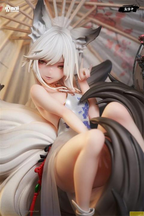 Actual product image AniMester Original Character Statue 1/7 Fox Fairy Mo Li 28 cm