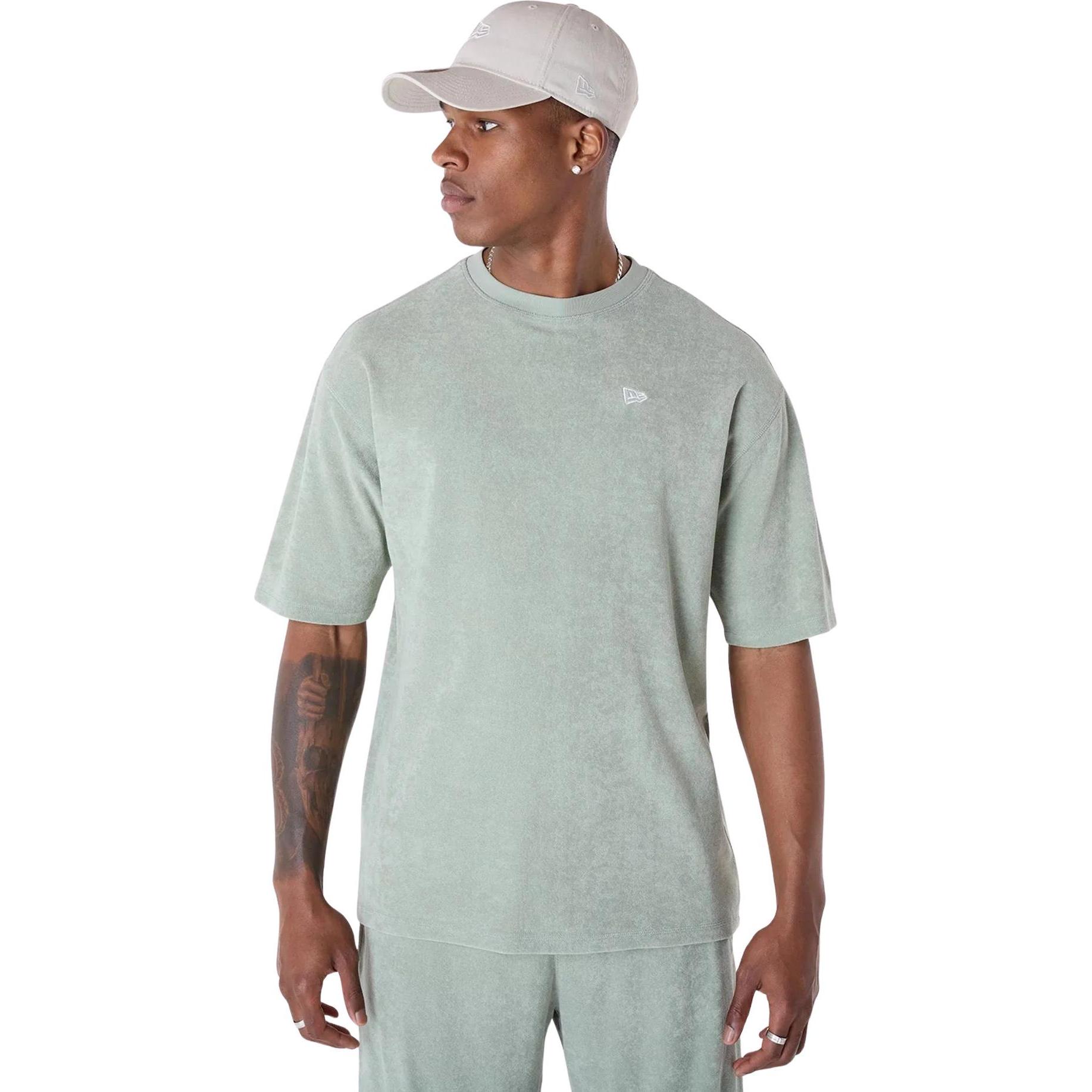New Era, Shirt, Oversize Towelling, Grün, (S)