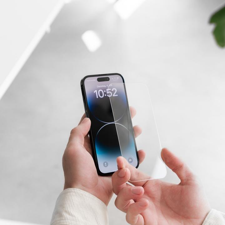 Actual product image Woodcessories Armoured Glass Display Protector for Apple iPhone 15 Plus, iPhone 15 Pro Max (1 pcs., Apple iPhone 15 Plus, Apple iPhone 15 Pro Max)