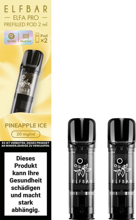 Elfbar ELFA Pro Pods (Pineapple Ice) (Ananas)