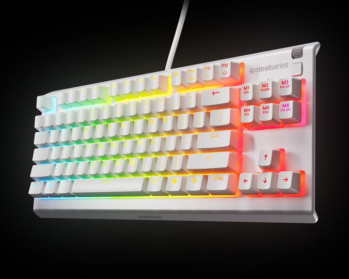 Actual product image SteelSeries Apex 3 TKL White DE (DE, Cable)