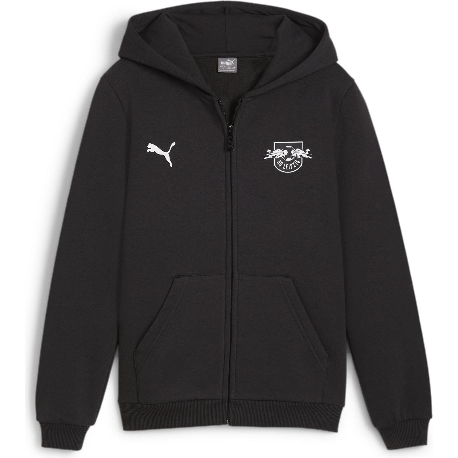 Thumbnail - Puma, Jungen, Laufjacke, RBL ESS FZ Hooded Jacket Jr FL (164), Schwarz, 164