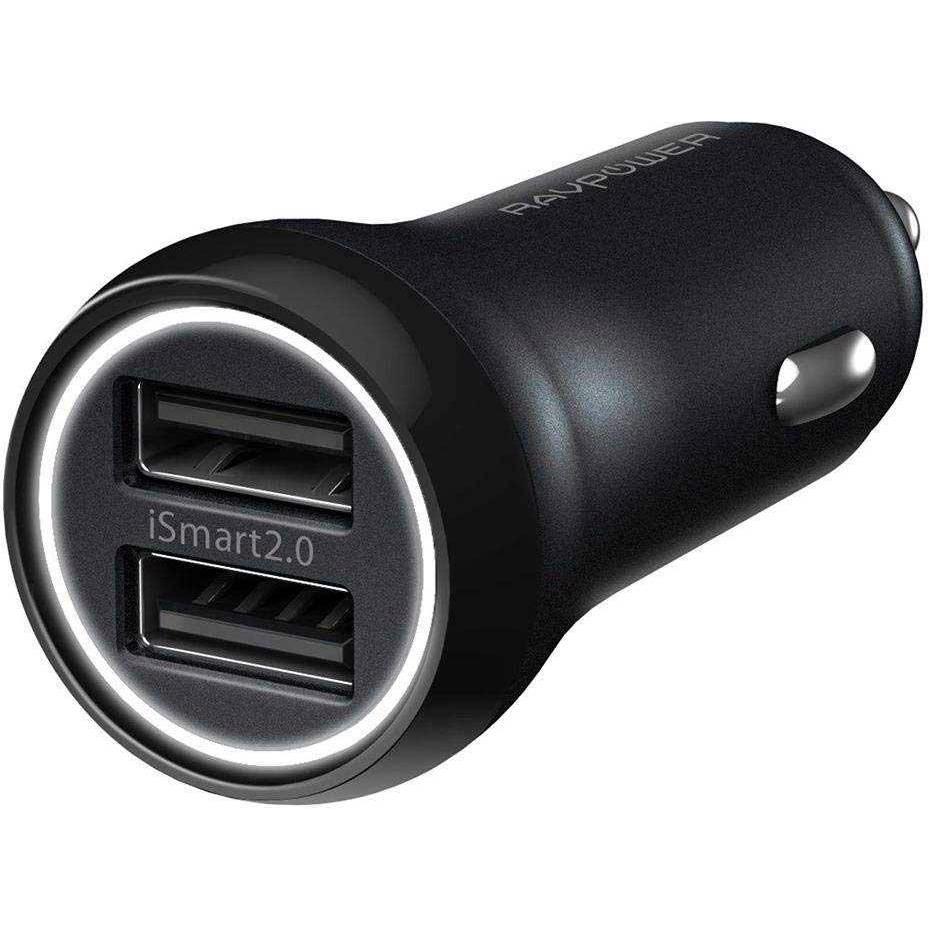 Thumbnail - RAVPower RP-PC085, Auto Adapter, Schwarz