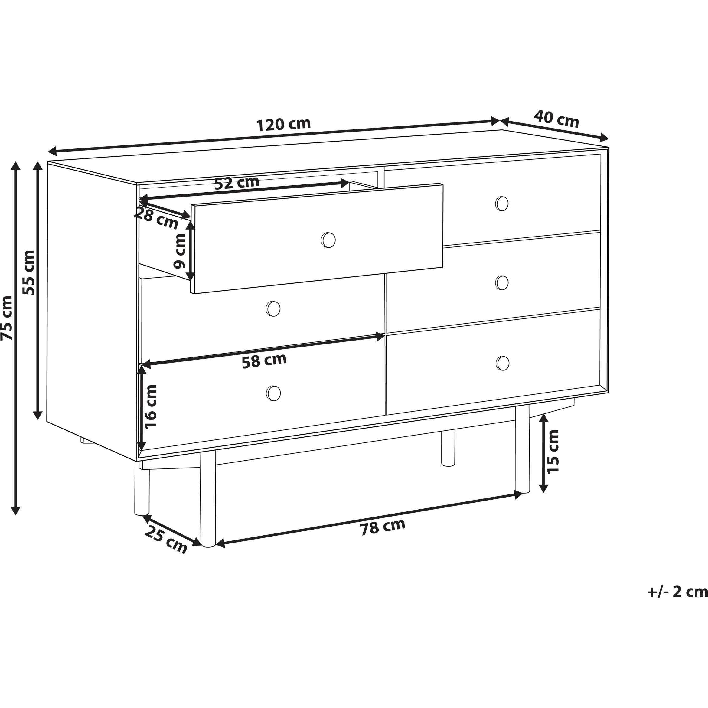 Thumbnail - Beliani, Kommode + Sideboard, Alcester