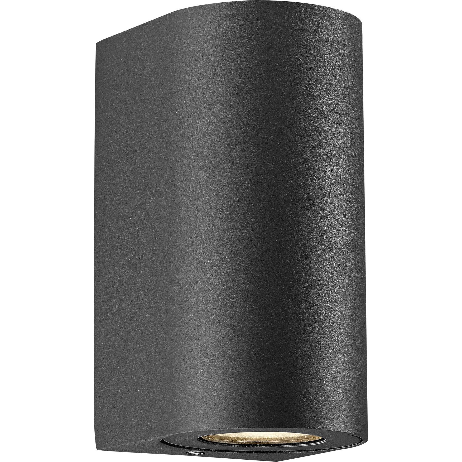 Nordlux, Gartenbeleuchtung, Canto maxi 2, Wandleuchte, Schwarz (GU10, IP44)