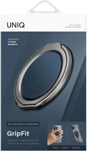 Actual product image Uniq Gripfit 360 Magnetic Mount&Kickstand Magnetic Holder blue/sapphire blue