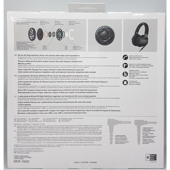 Actual product image Sony Mdr-1am2 (Cable)