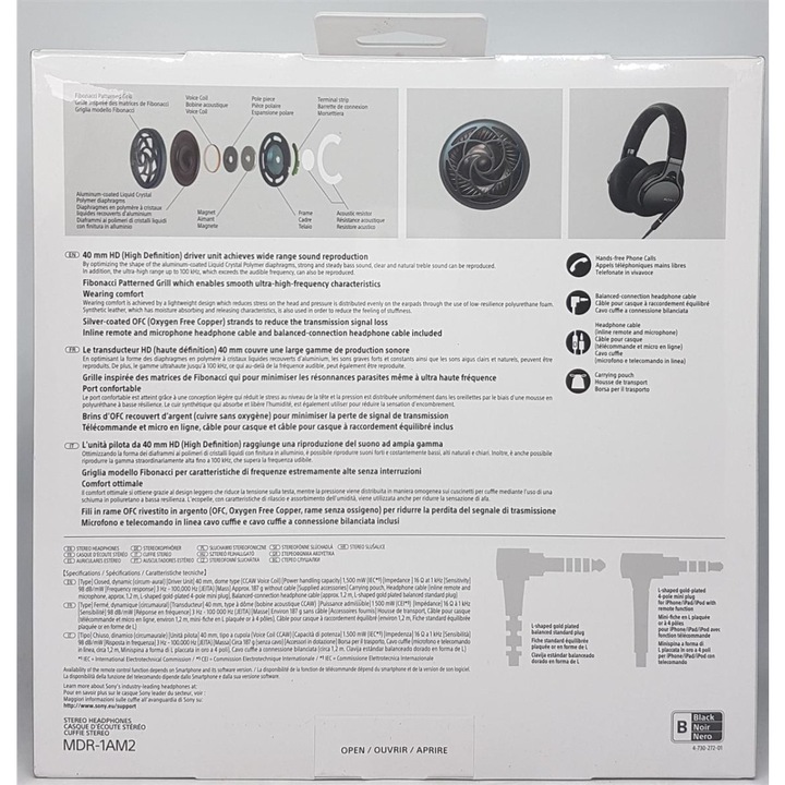 Produktbild Sony Mdr-1am2 (Kabelgebunden)