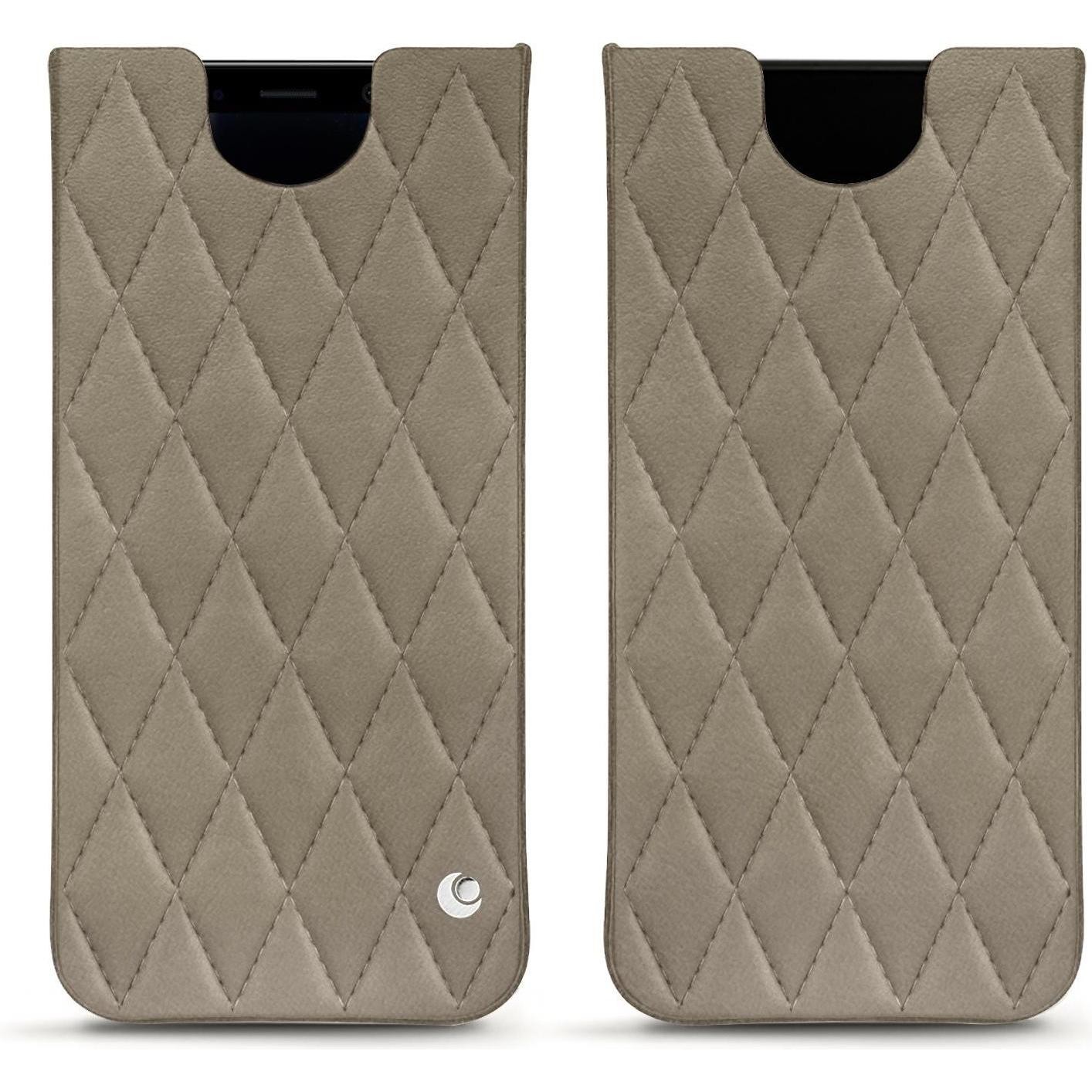 Noreve Lederschutzhülle (Samsung Galaxy S8+), Smartphone Hülle, Beige