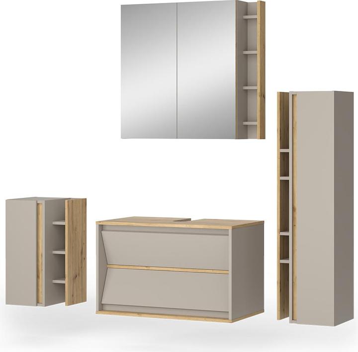 Produktbild Vicco Badmöbel-Set Edelin, Cashmere/Artisan, 4 Teile