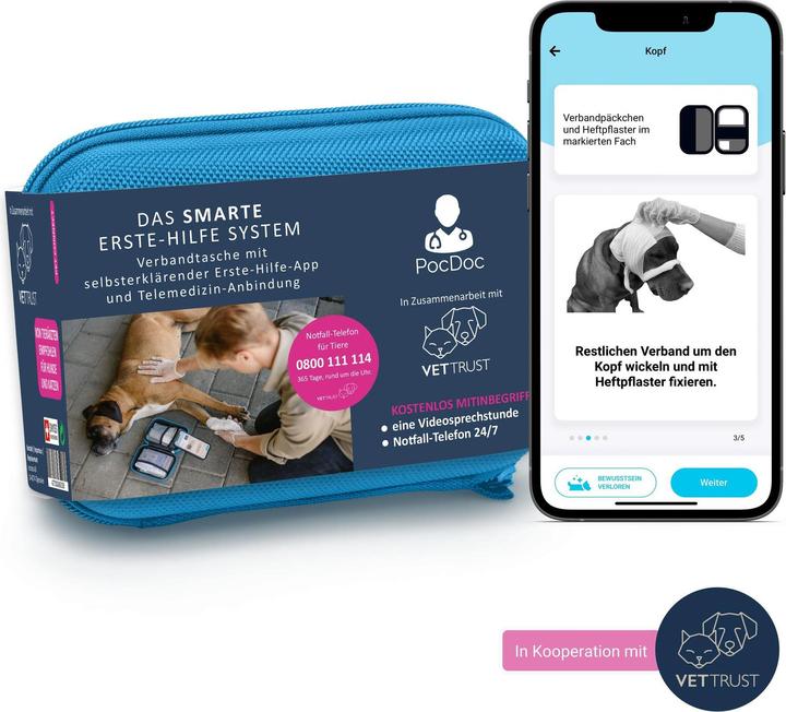 Actual product image PocDoc First aid kit (Cat, Dog)