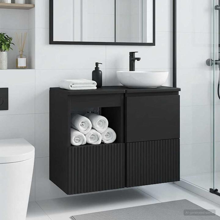 Produktbild vidaXL Badezimmerschrank (44.50 x 30 x 50 cm)