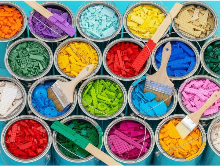 Produktbild Abrams & Chronicle 79704 - LEGO Paint - Party Puzzle, 1000 Teile (1000 Teile)