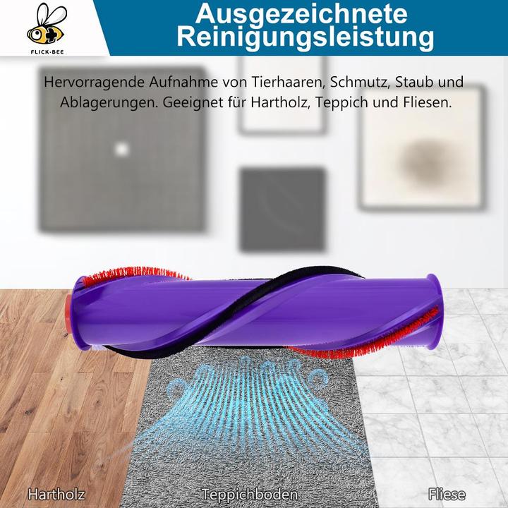 Immagine prodotto Flickbee Bürsten-Walze zu Dyson V10 - ersetzt 969569-01