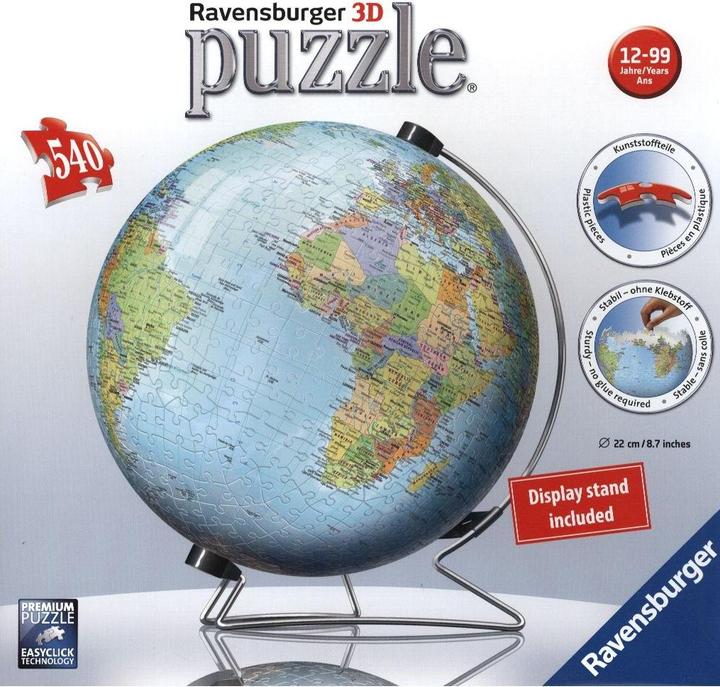Produktbild Ravensburger 3D-Kugel-Erde 540st. (540 Teile)