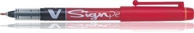 Image du produit Pilot VSign Pen (Red, 1x)