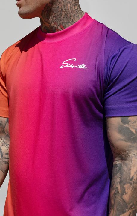 Produktbild Siksilk T-Shirt Script Fade T-Shirt in Pink, Purple (M)