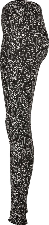 Actual product image Urban Classics Ladies Soft AOP Leggings (XS)