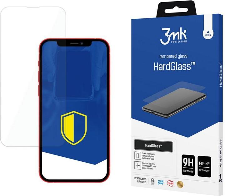 Produktbild 3MK HardGlass Bildschirmschutzfolie (1 Stück, Apple iPhone 13 mini)