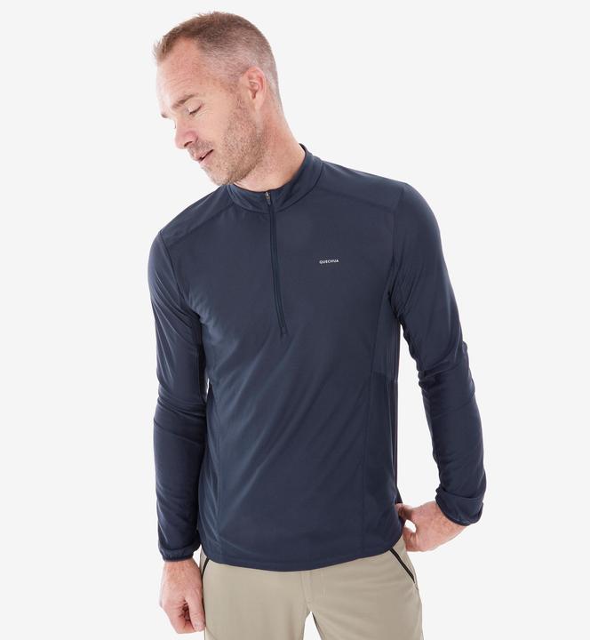 Quechua T-shirt de randonnée homme manches longues randonnée en montagne - MH500 (L)