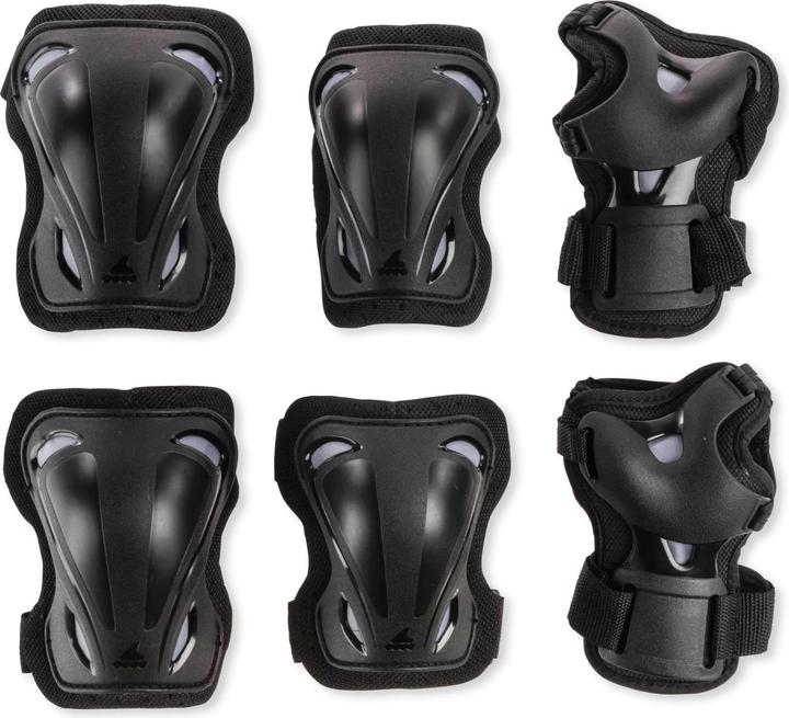 Actual product image Rollerblade Skate Gear Pack (L, Elbow protectors, Wrist protectors, Knee pad, Unique specimen)