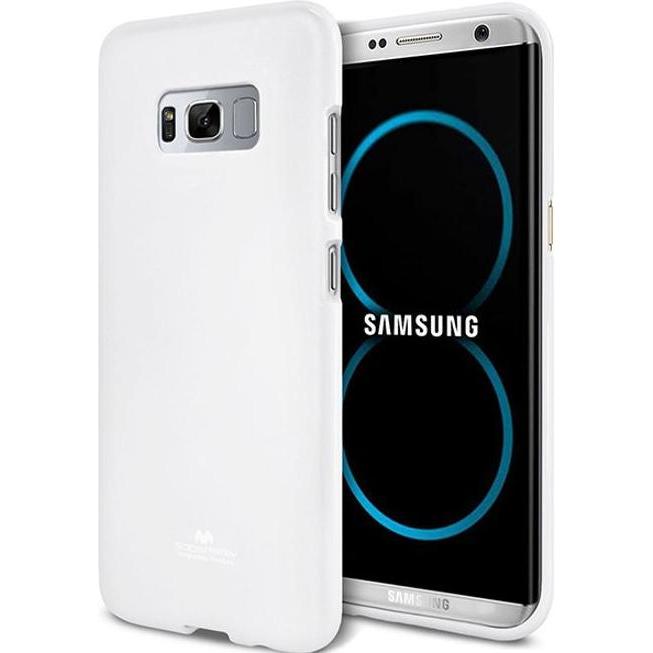 Goospery Pearl Jelly Series (Samsung Galaxy S8+), Smartphone Hülle, Weiss