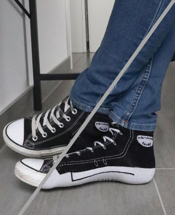 Actual product image Normani 4 pairs of shoe design socks (pack of 4, 39 - 42)