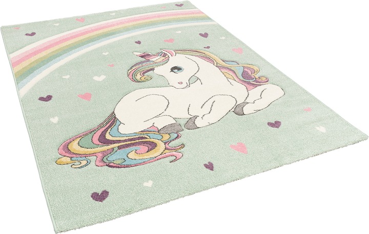 Produktbild Pergamon Kinder Teppich Maui Kids Einhorn Pastell (120 x 170 cm)
