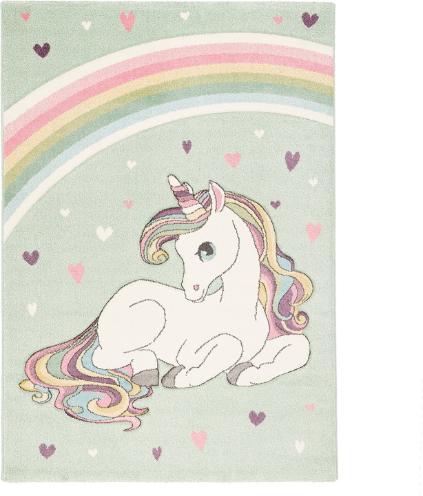 Produktbild Pergamon Kinder Teppich Maui Kids Einhorn Pastell (120 x 170 cm)