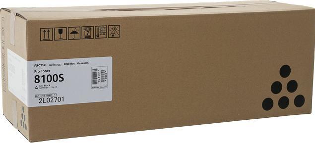 Actual product image RICOH 828551 Type 8100S PRO toner black (FC)