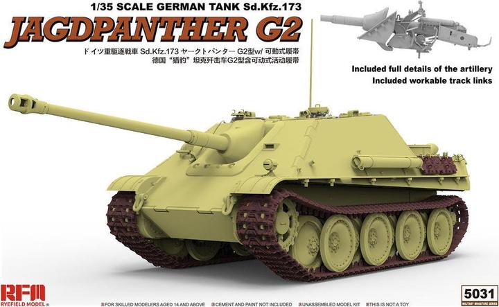 Produktbild Rye Field Model JAGDPANTHER G2 W/ WORKABLE TRACK LINKS & RM-5005 & RM5008 & RM5015 & RM5028