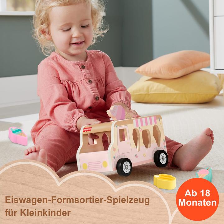 Produktbild Fisher-Price ZuckersÃ¼ÃŸer Holz-Eiswagen