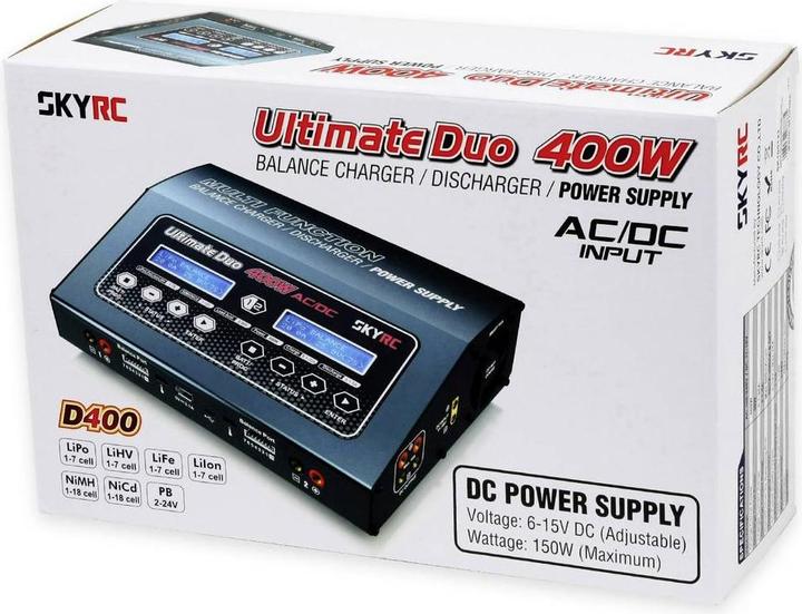 Immagine prodotto SkyRC D400 Ac/Dc 2x200w