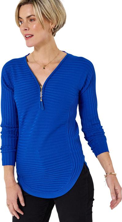 Produktbild Joe Browns Ribbed Jersey Zip Top (36)