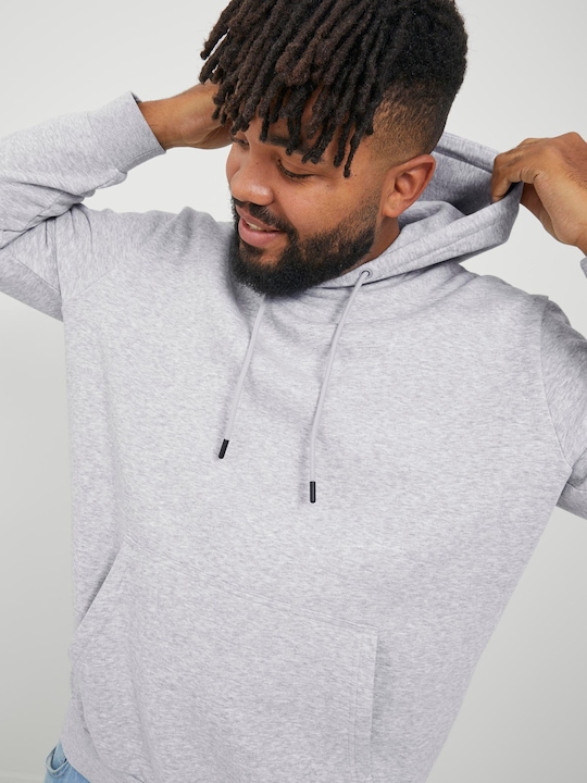 Produktbild Jack & Jones Plus Size Einfarbig Kapuzenpullover Kapuzenpullover (XXL)
