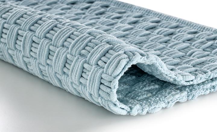 Actual product image Kleine Wolke Matino bath rug 60 x 100 cm, turquoise (60 x 100 cm)