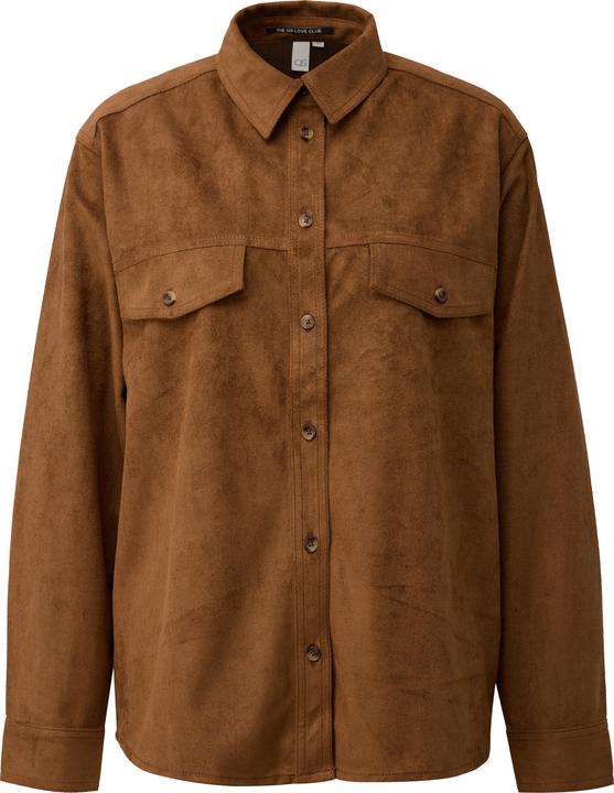 Immagine prodotto s.Oliver Bluse Hemdbluse in Wildlederoptik (38)