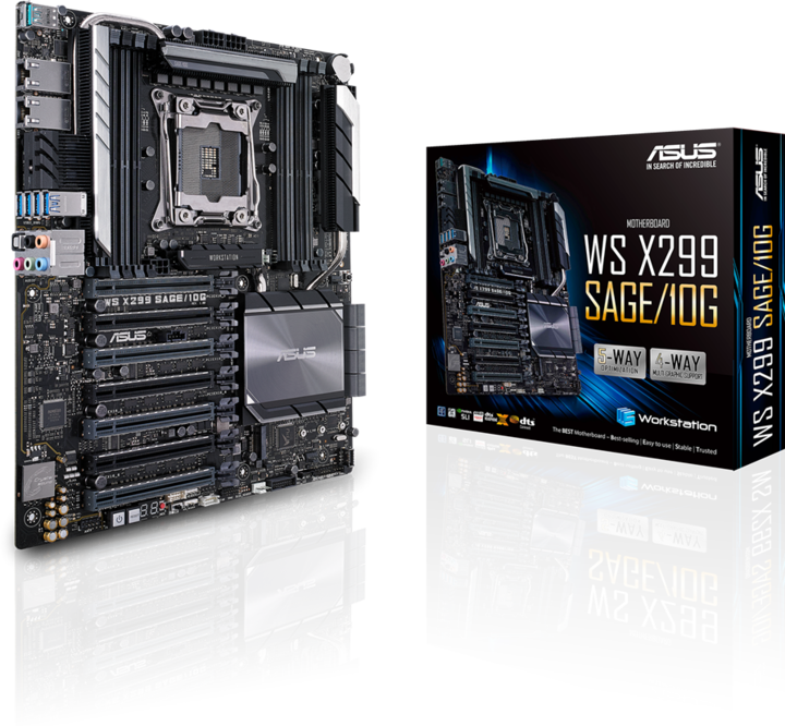 Actual product image ASUS Ws X299 Sage/10g (LGA 2066, Intel X299, SSI CEB)