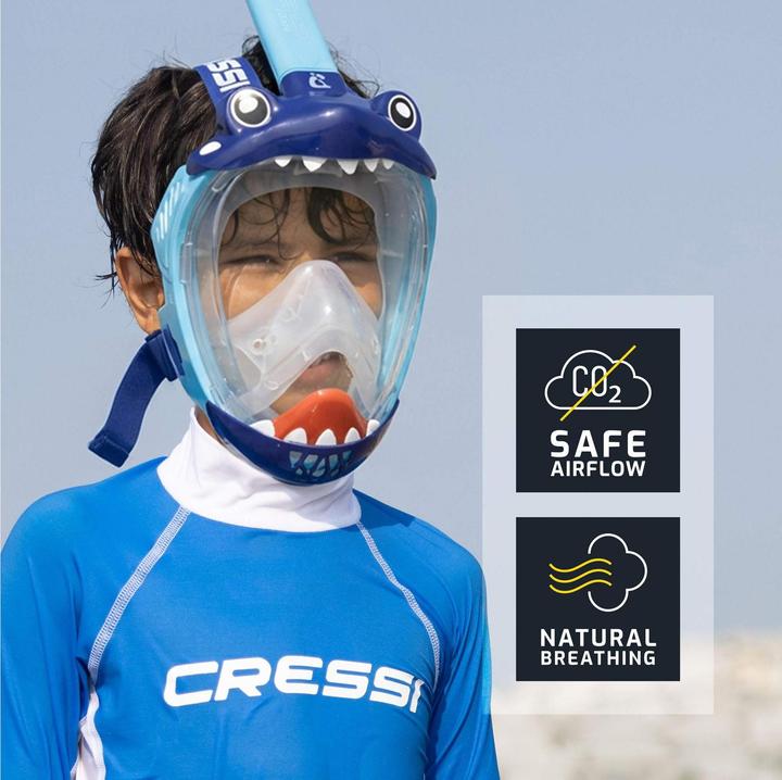 Actual product image Cressi Kiddy snorkelling mask